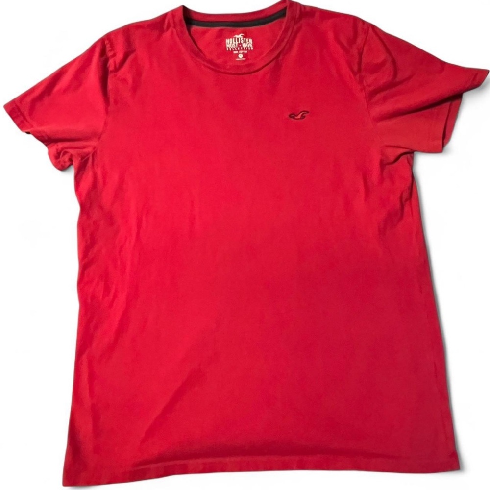 Hollister Vibrant Red Short Sleeve Tee